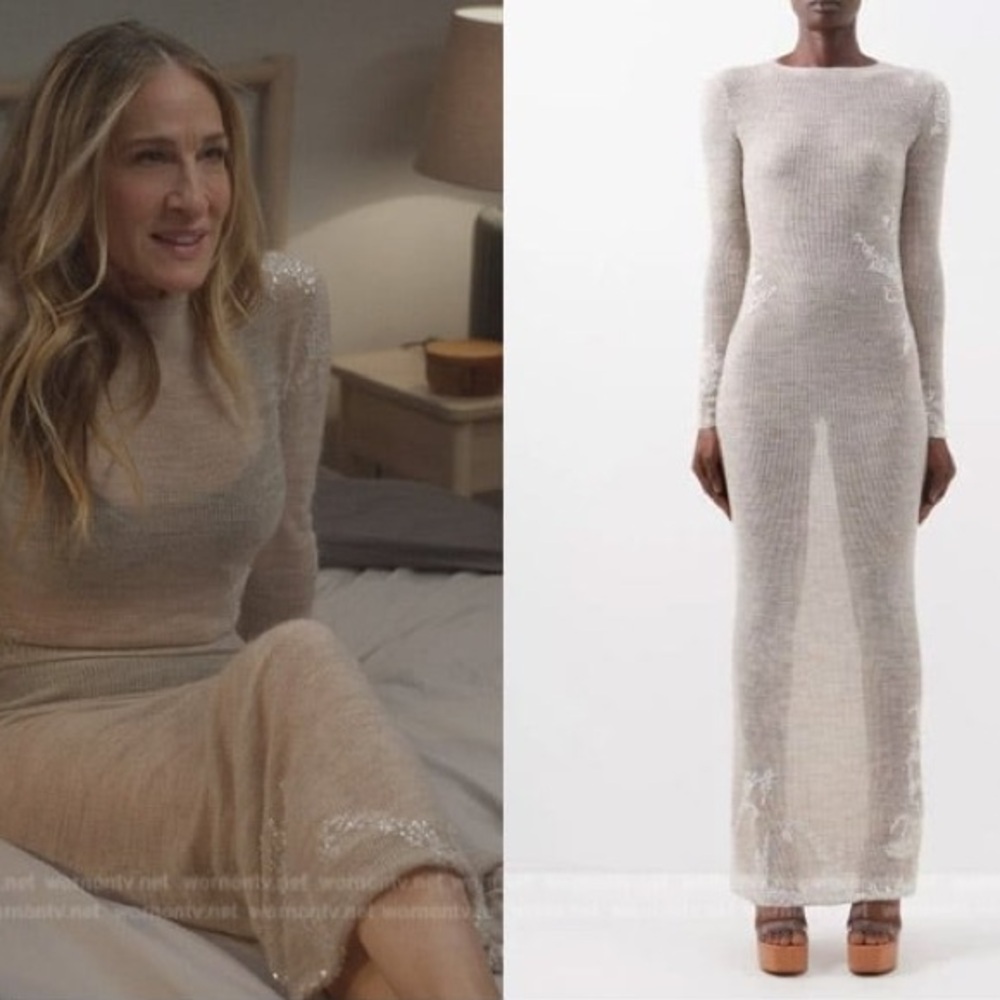 16Arlington knit maxi dress. As seen on SJP
